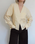 The V Shirt - Pale Yellow