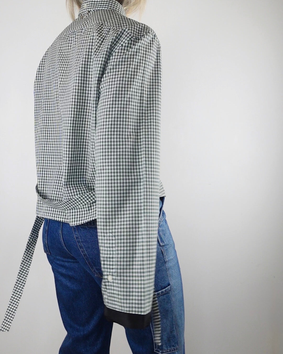The Play Shirt - Forest Green Gingham