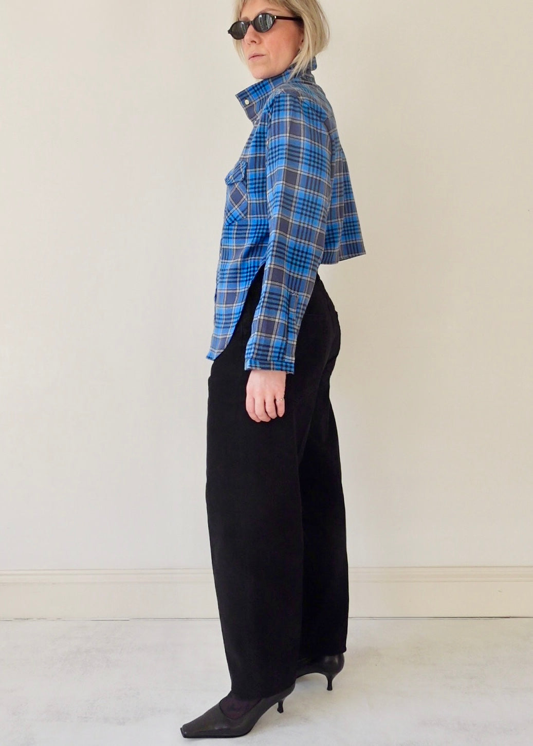 The Frame - Blue and Grey Check