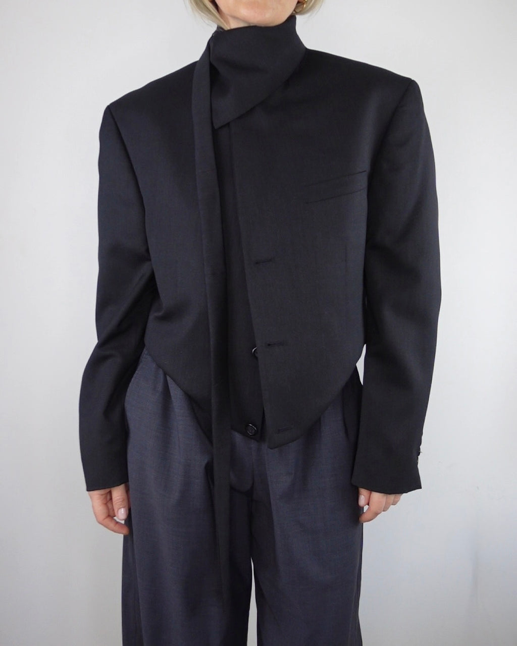 The Jane Jacket - Charcoal Grey
