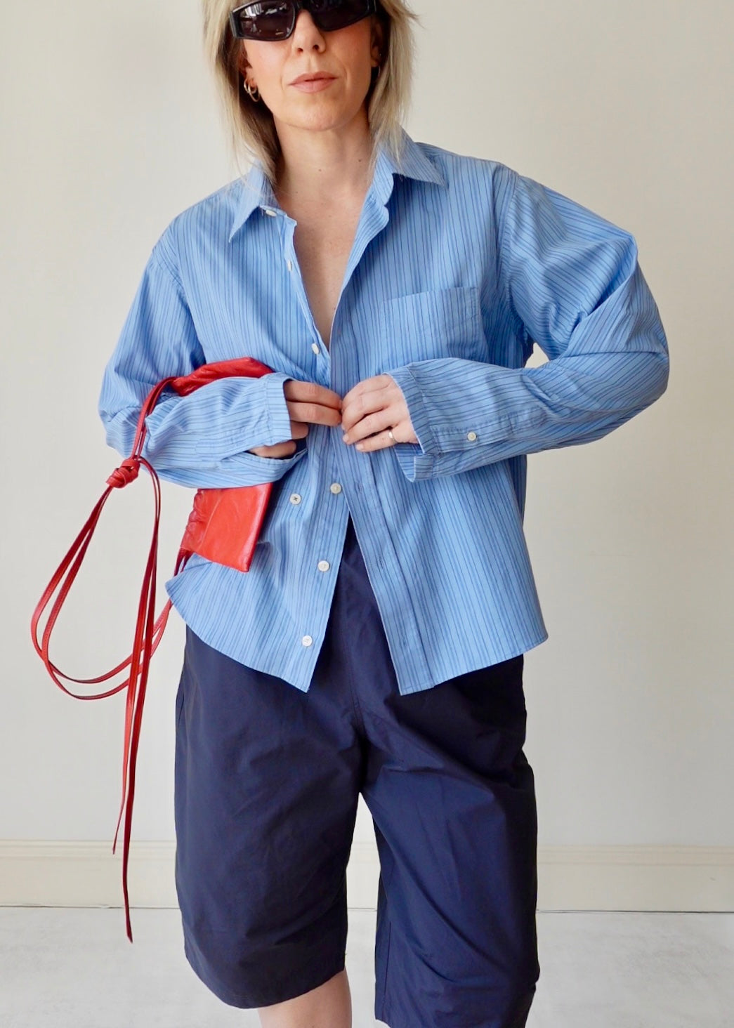 The Repeat - Blue on Blue Stripe