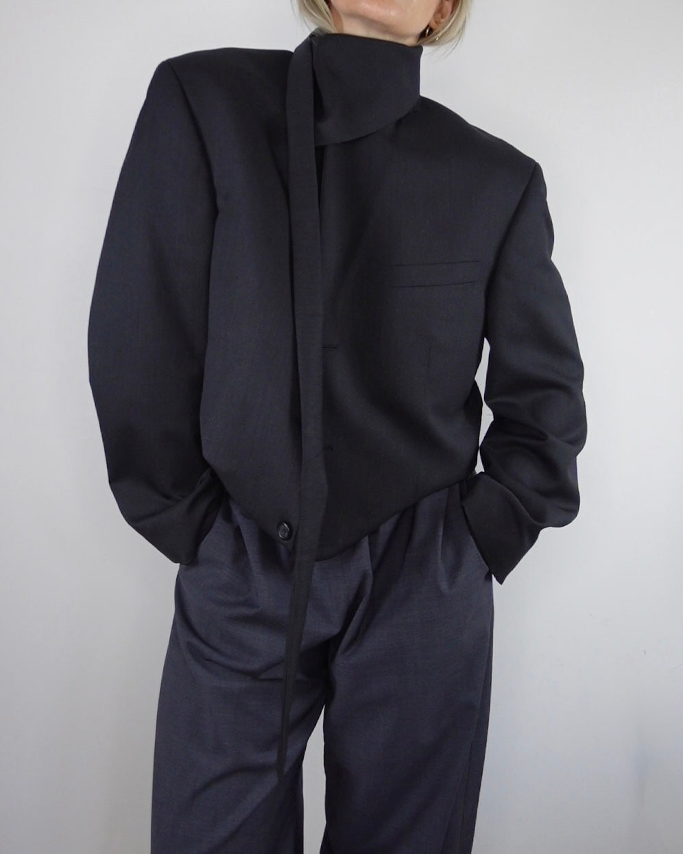 The Jane Jacket - Charcoal Grey