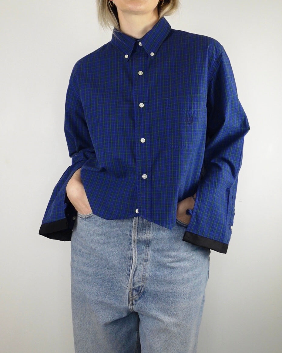 The Play Shirt - Blue and Green Check