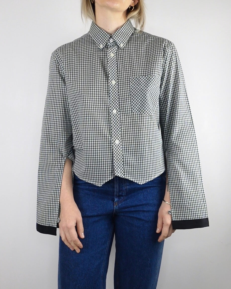The Play Shirt - Forest Green Gingham