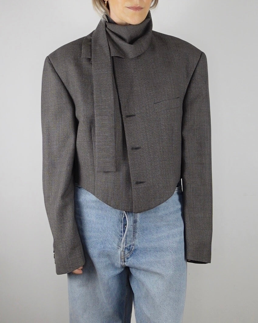 The Jane Jacket - Mole Stripe