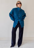 The Frame - Navy and Green Check