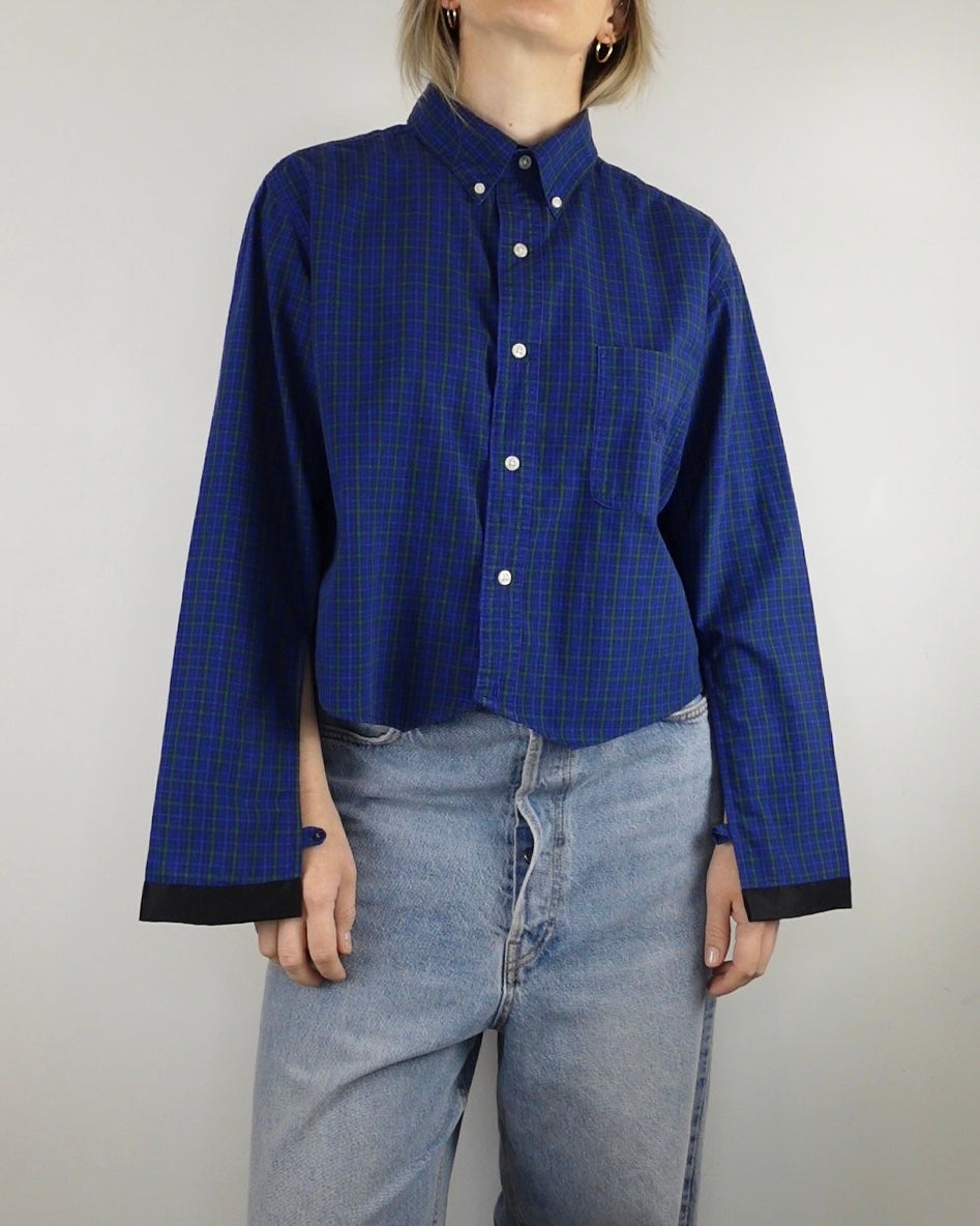 The Play Shirt - Blue and Green Check