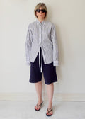 The Signature - Navy and White Stripe