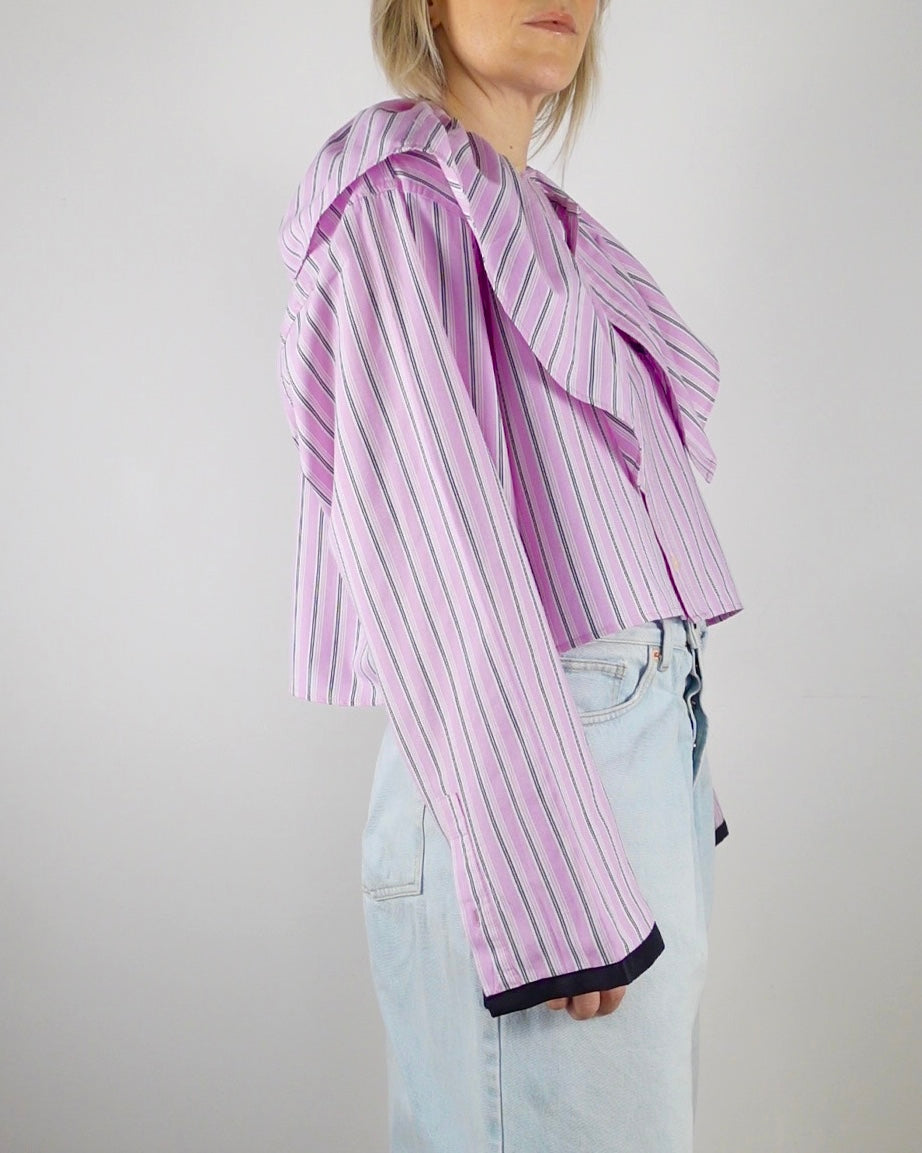 The Occasion Shirt - Pink and Black Stripe
