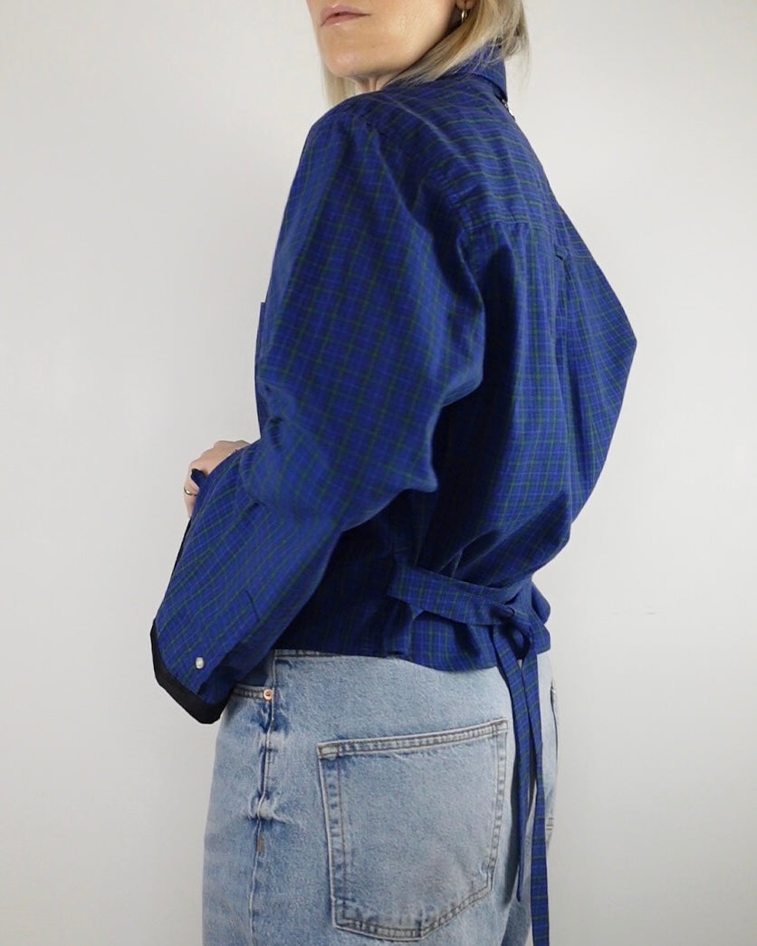 The Play Shirt - Blue and Green Check