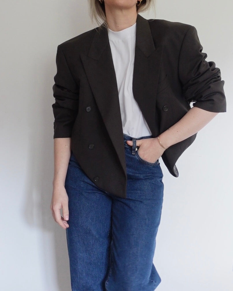 The Jane Jacket - Dark Olive
