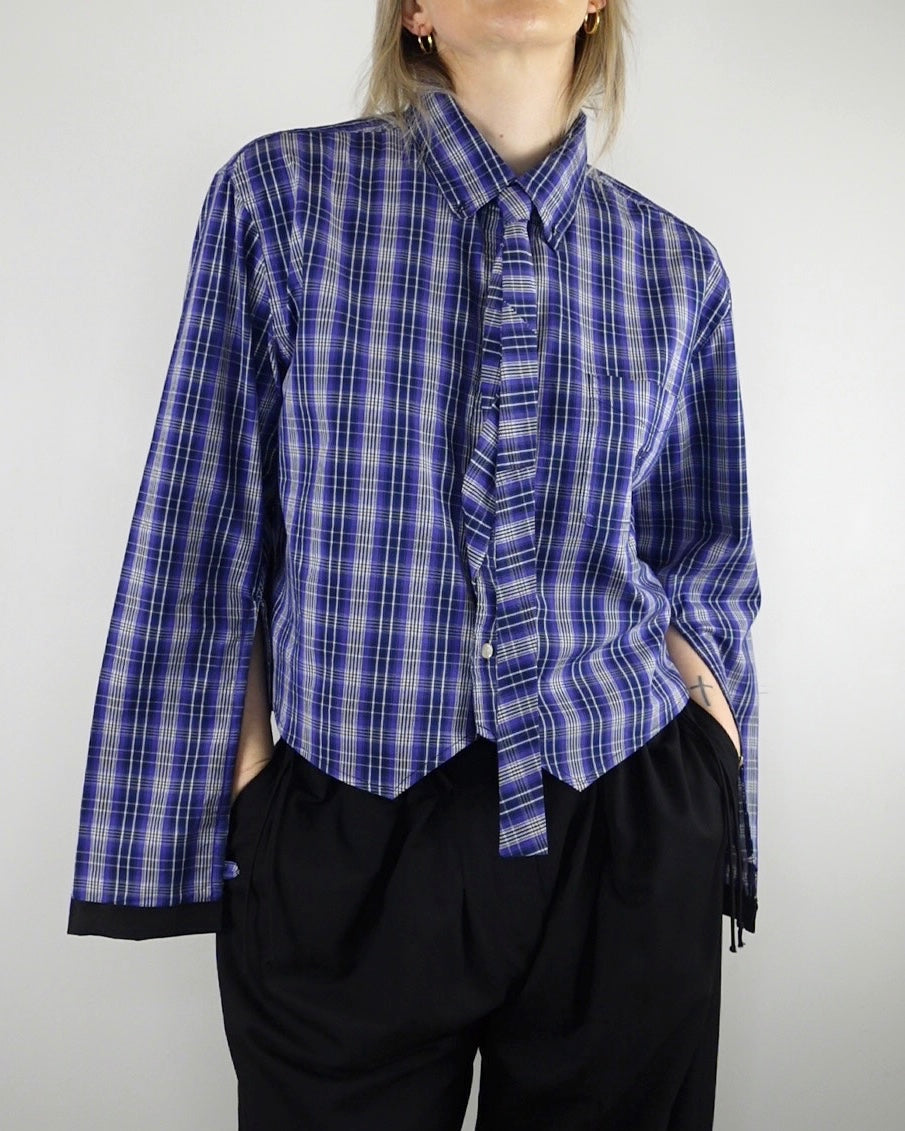 The Play Shirt - Purple Check