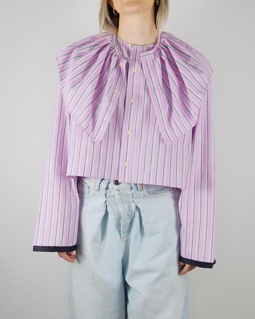The Occasion Shirt - Pink and Black Stripe