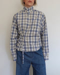 The Funnel Shirt - Blue and Yellow Check