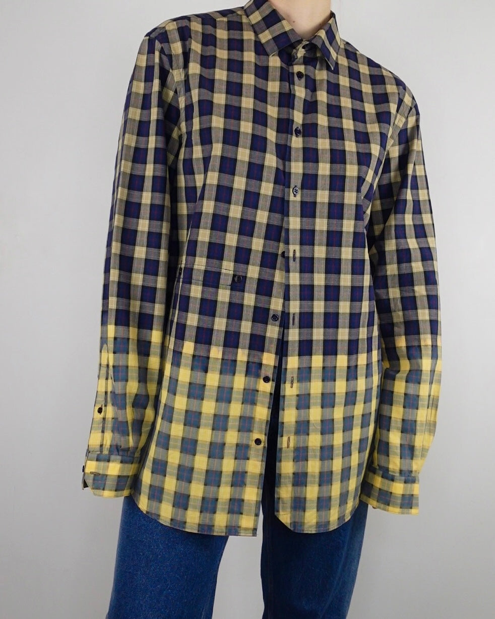 The Everyday - Navy Dipped Check