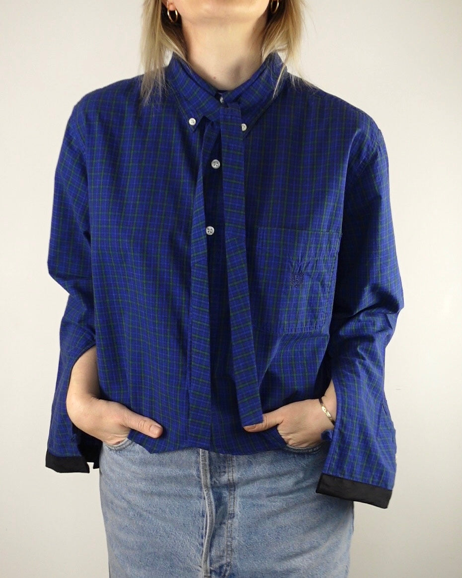 The Play Shirt - Blue and Green Check