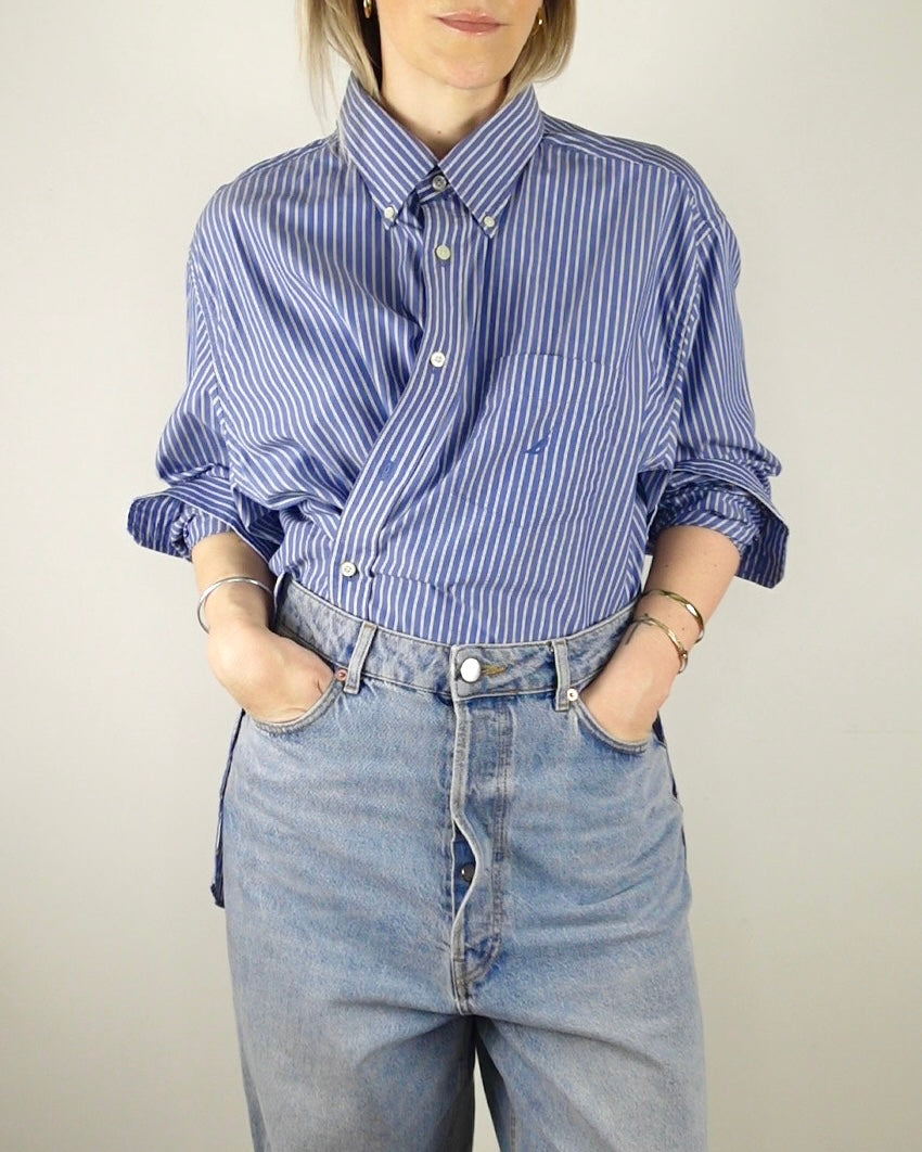 The Everyday - Blue Chambray Stripe