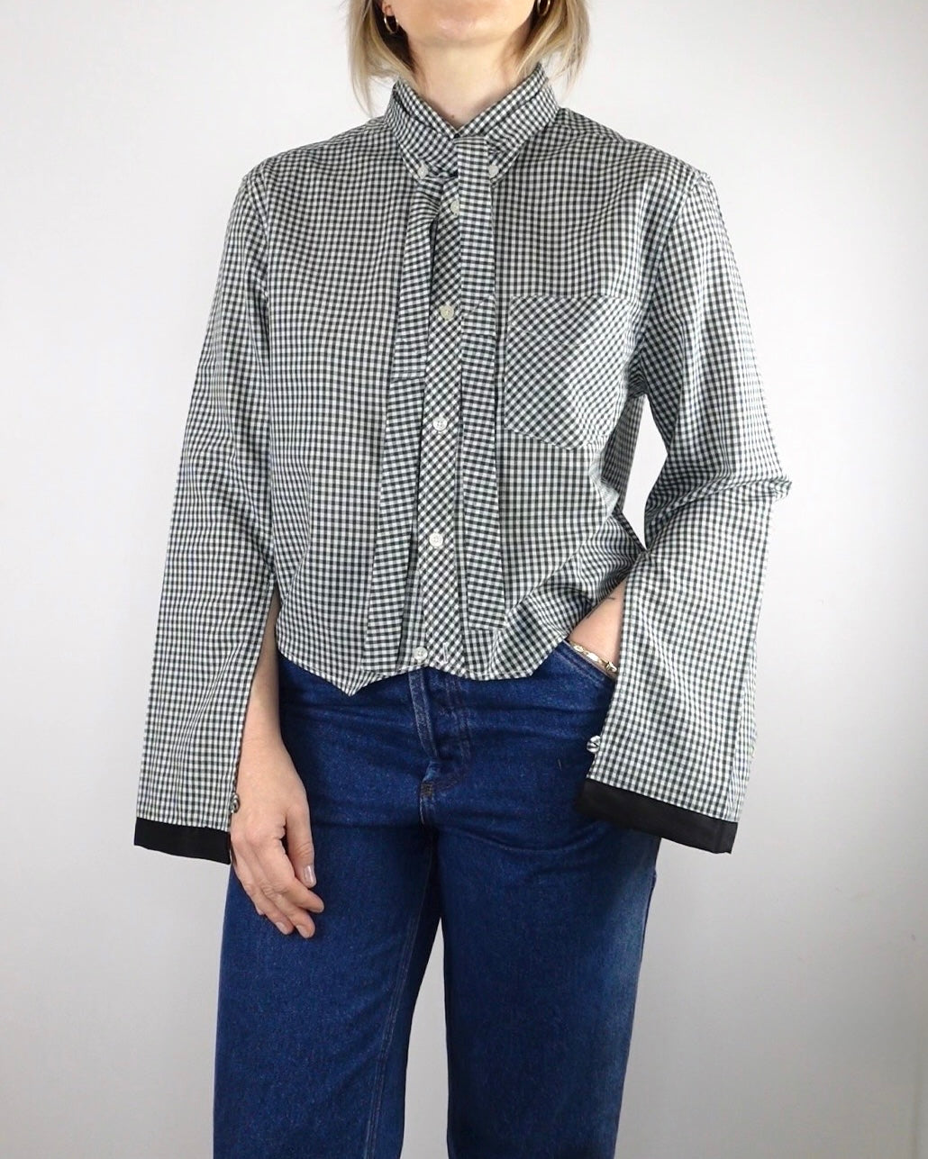 The Play Shirt - Forest Green Gingham