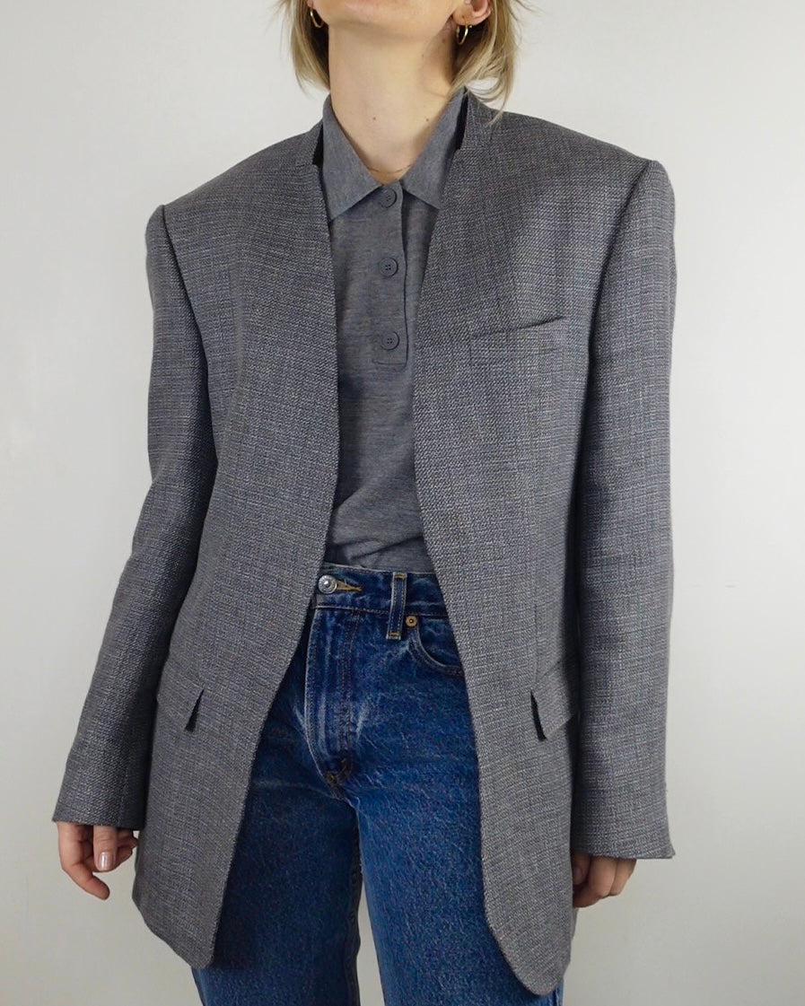 The Minimal Blazer - Grey