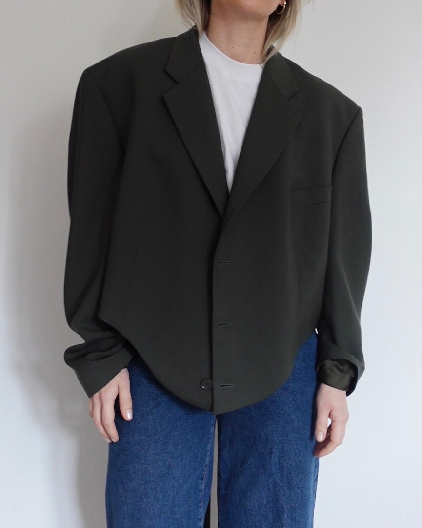 The Jane Jacket - Olive Green