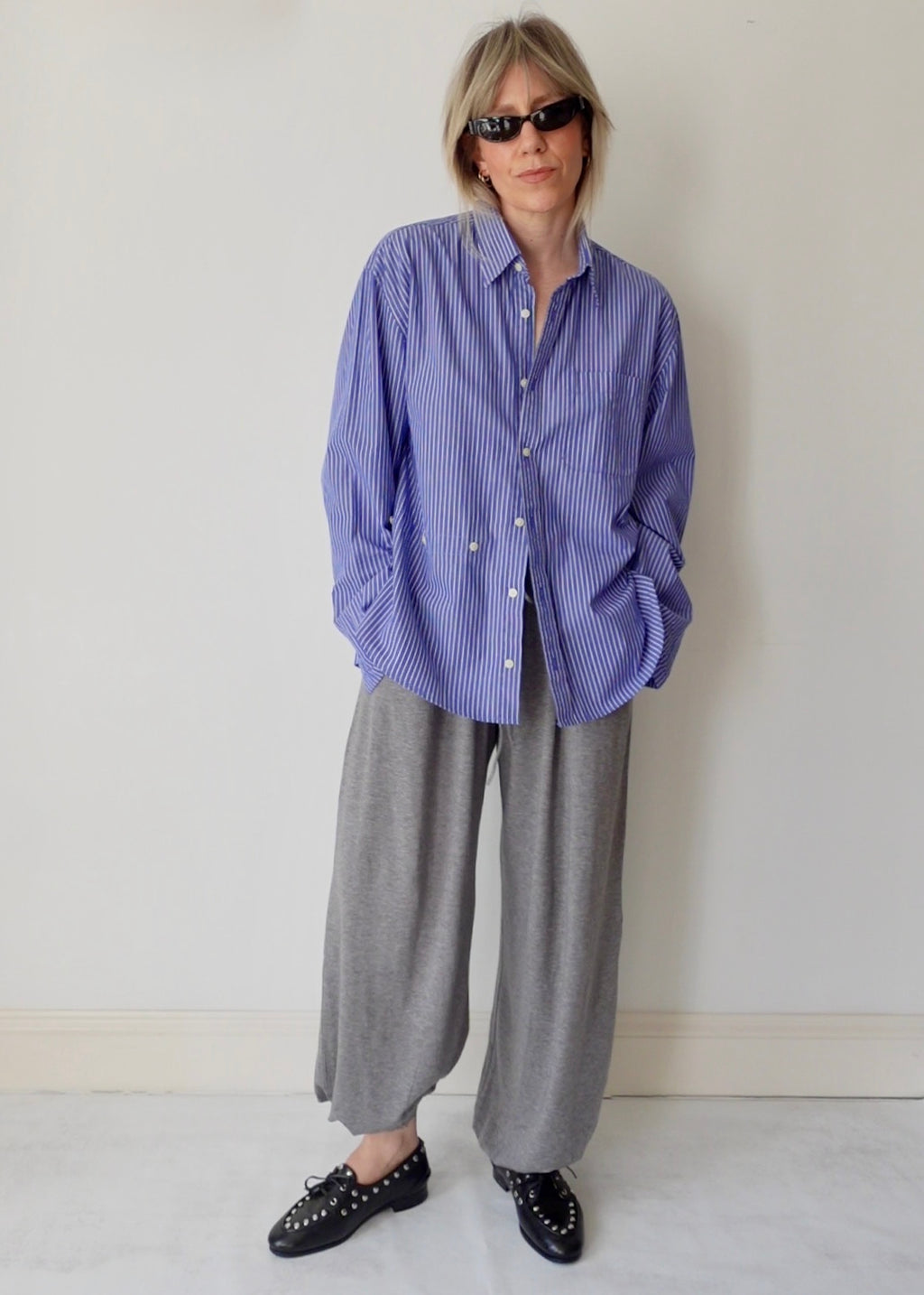 The Repeat - Blue with White Pinstripe