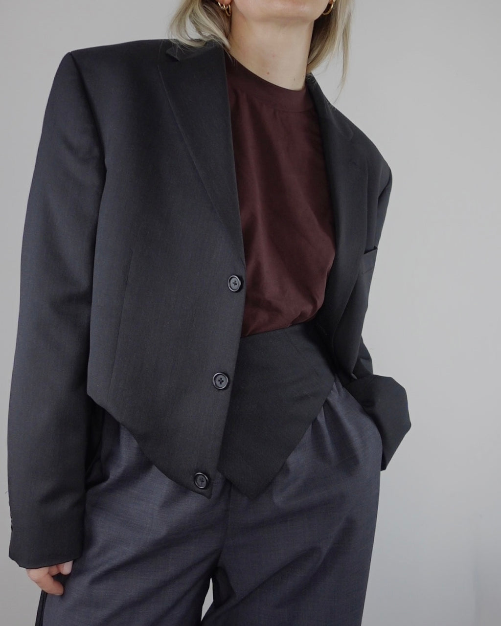 The Jane Jacket - Charcoal Grey