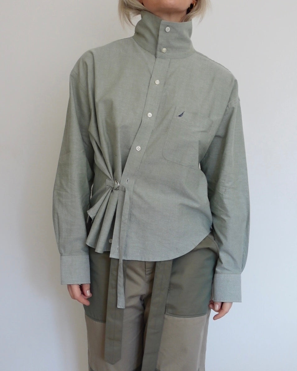 The Funnel Shirt - Sage Green