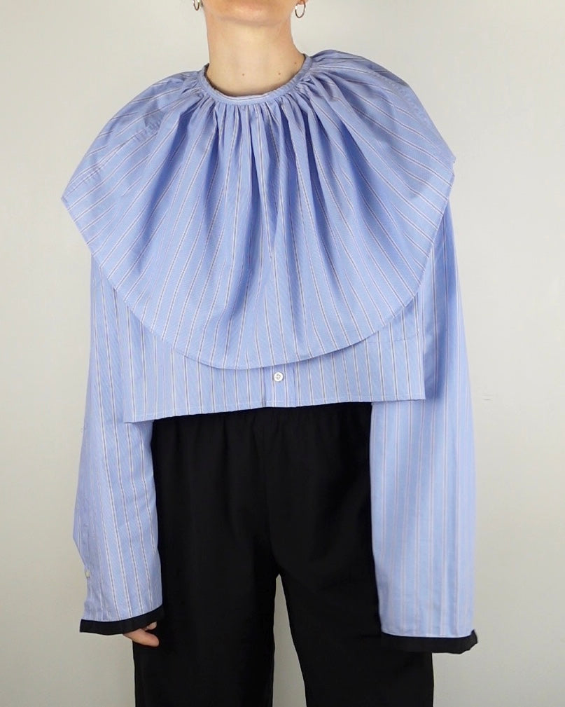 The Occasion Shirt - Blue and White Stripe