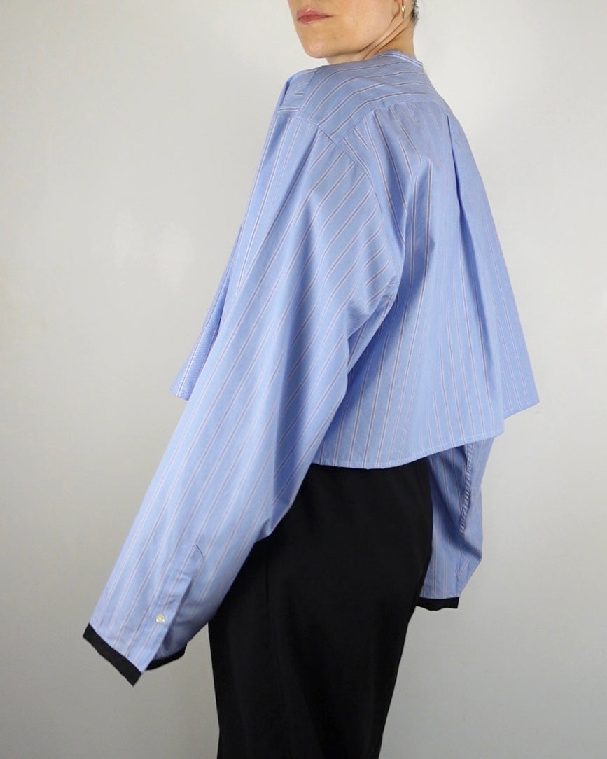 The Occasion Shirt - Blue and White Stripe