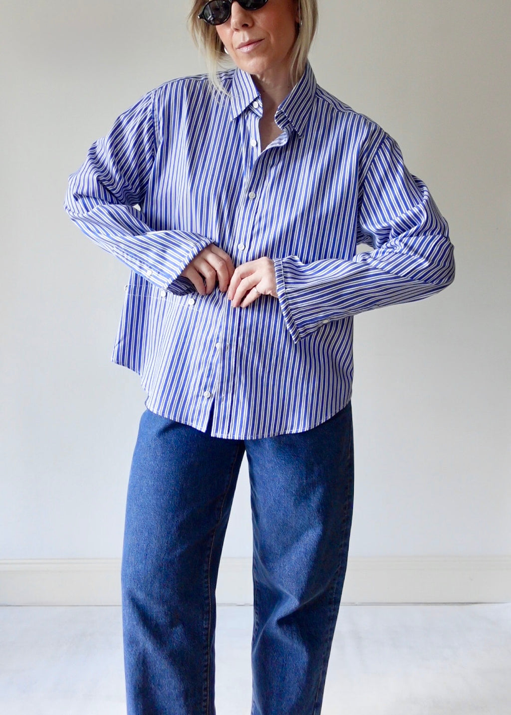 The Repeat - Cobalt Stripe