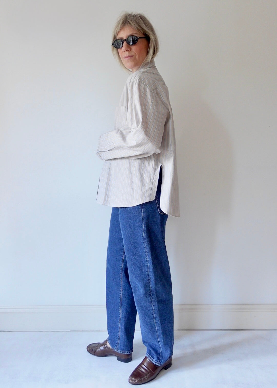 The Repeat - Beige Stripe