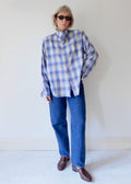 The Frame - Pale Blue Check