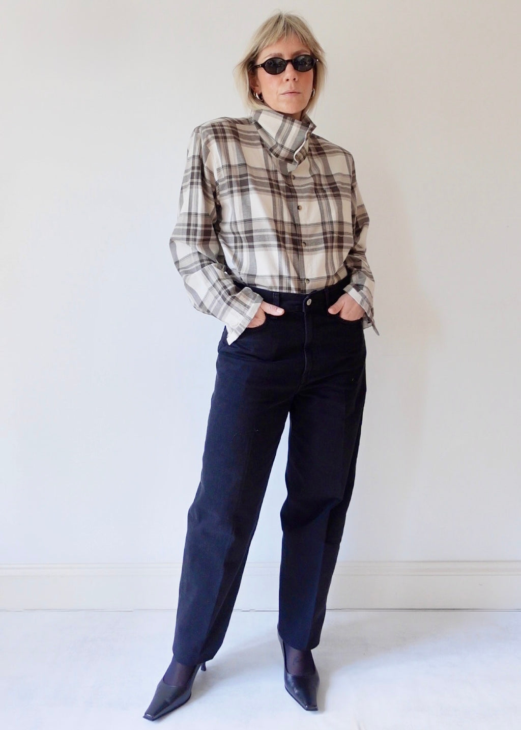 The Frame - Brown Check