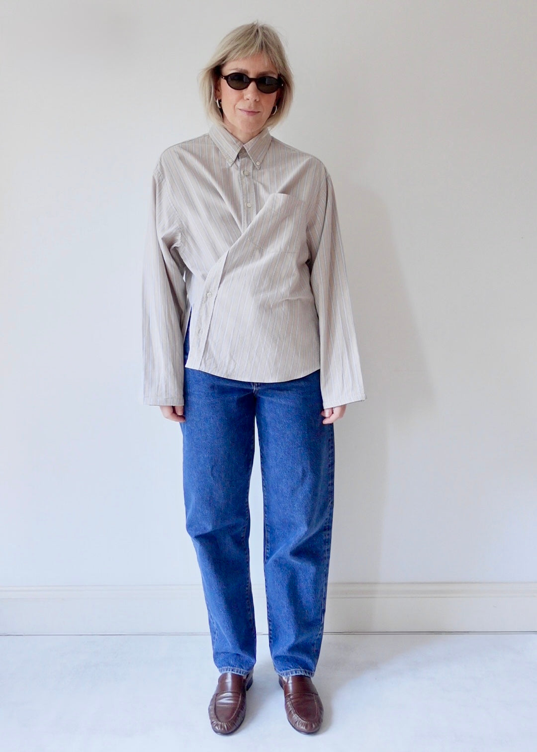 The Repeat - Beige Stripe
