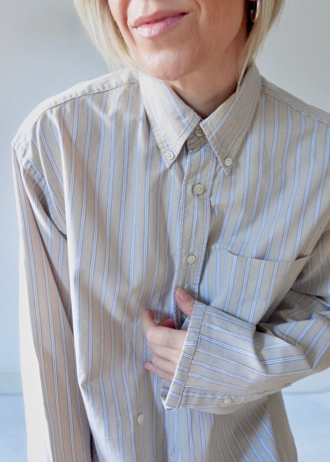 The Repeat - Beige Stripe